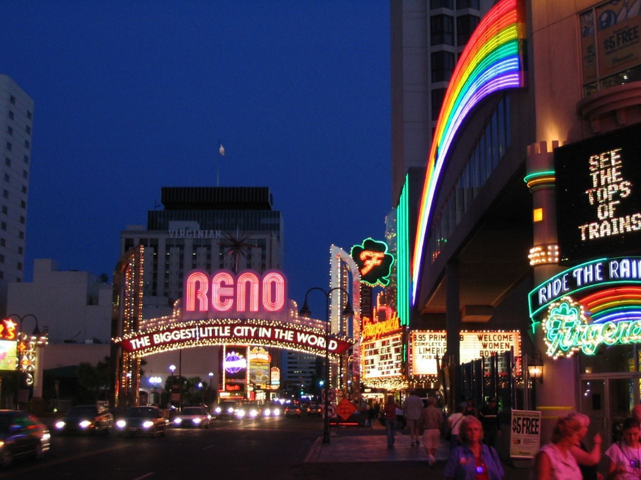 Scenic view of Reno, Nevada