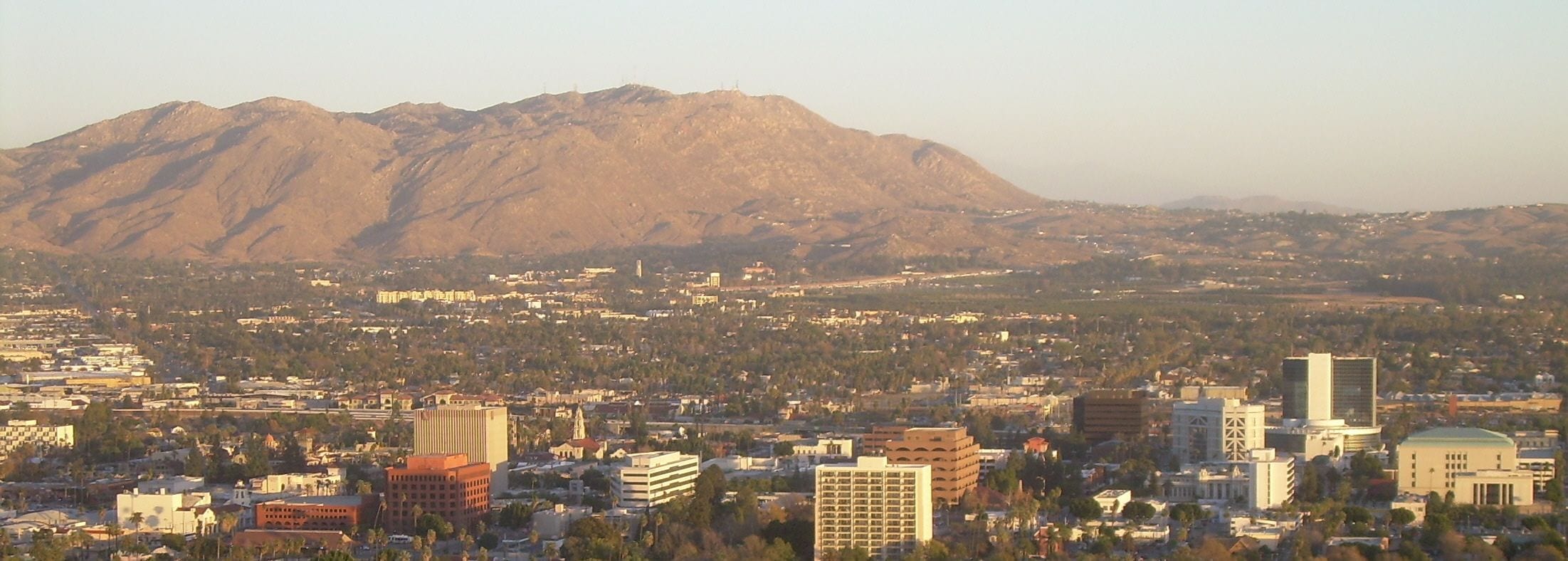Scenic view of Riverside, California