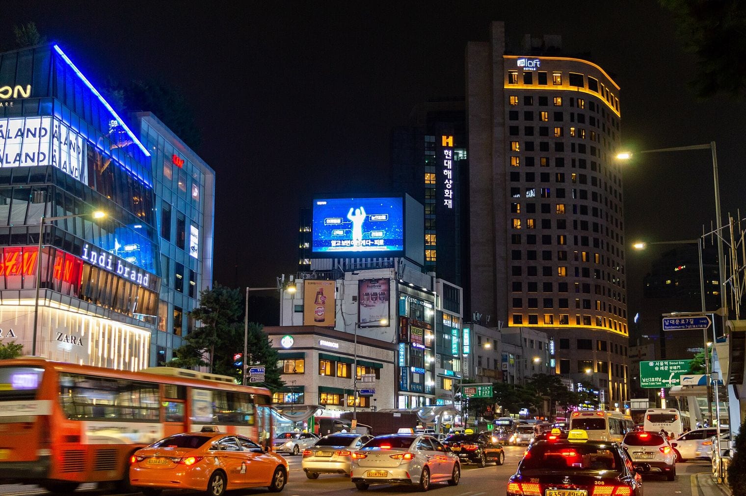 Myeongdong Shopping Street, South Korea