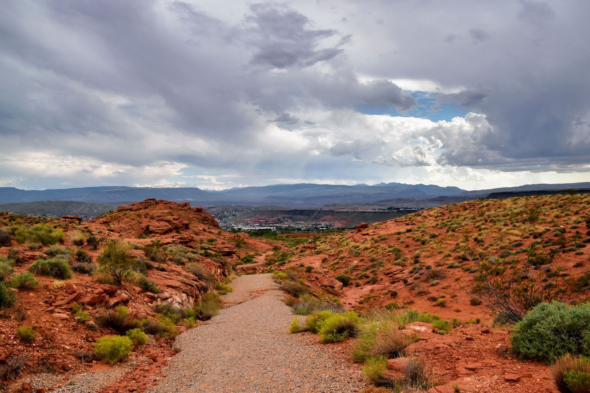Scenic view of St George, Utah