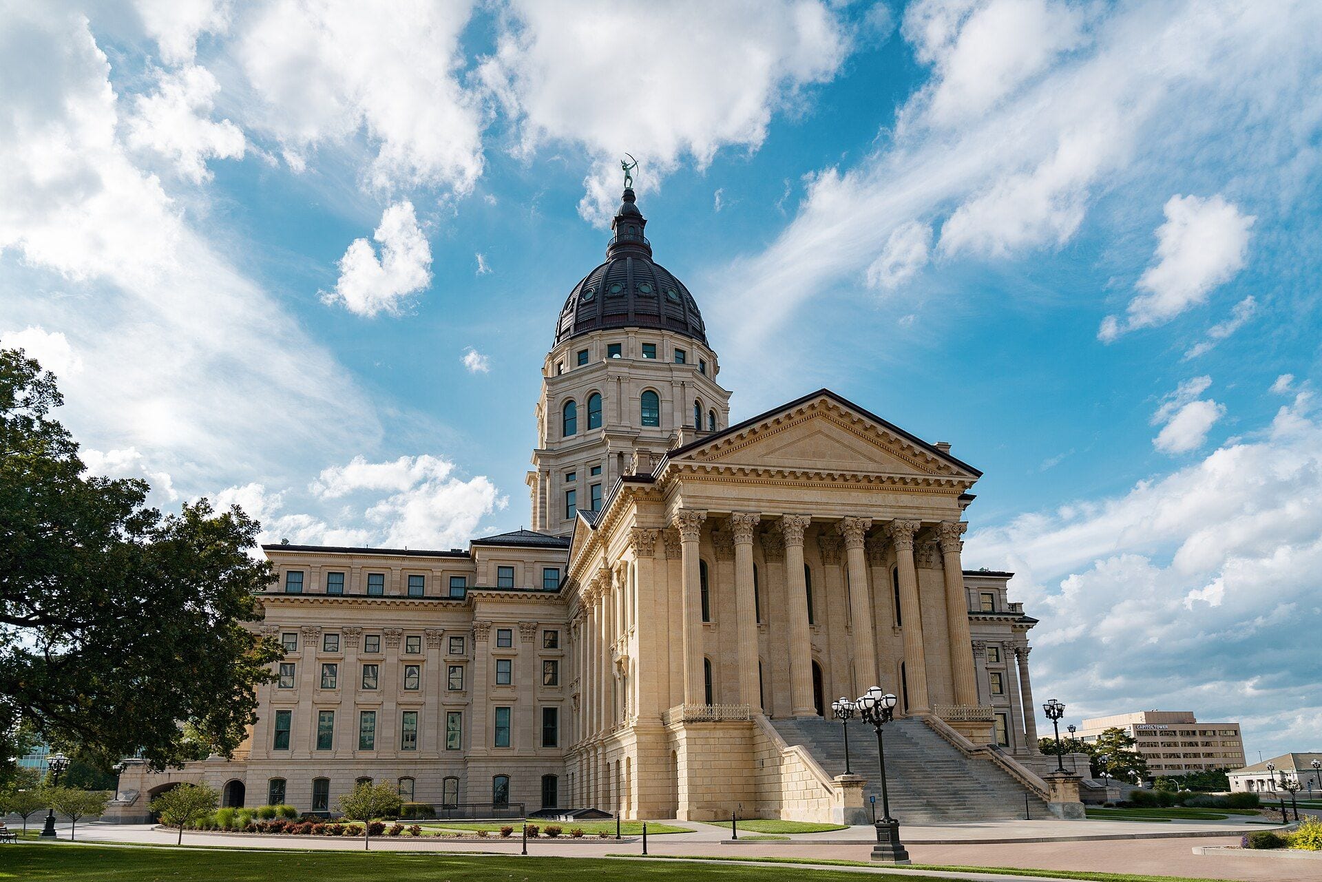 Scenic view of Topeka, Kansas