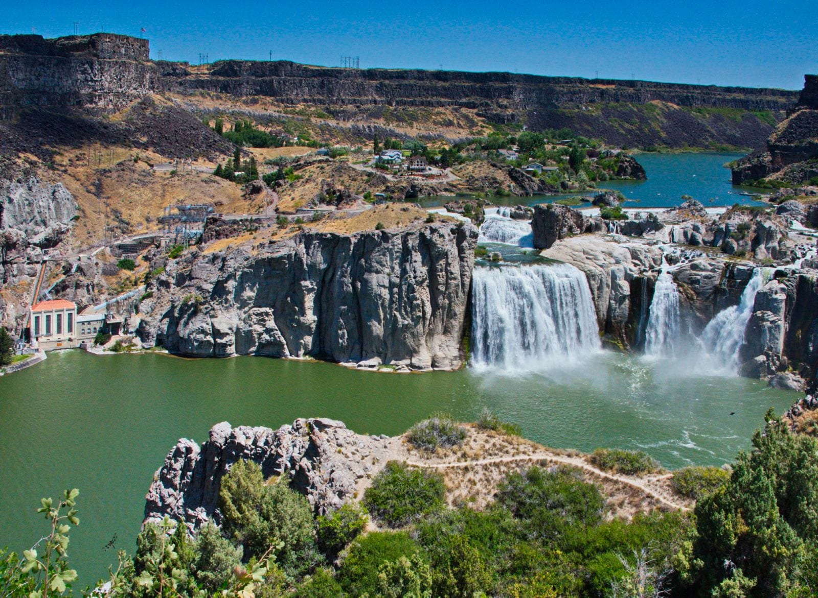 Scenic view of Twin Falls, Idaho