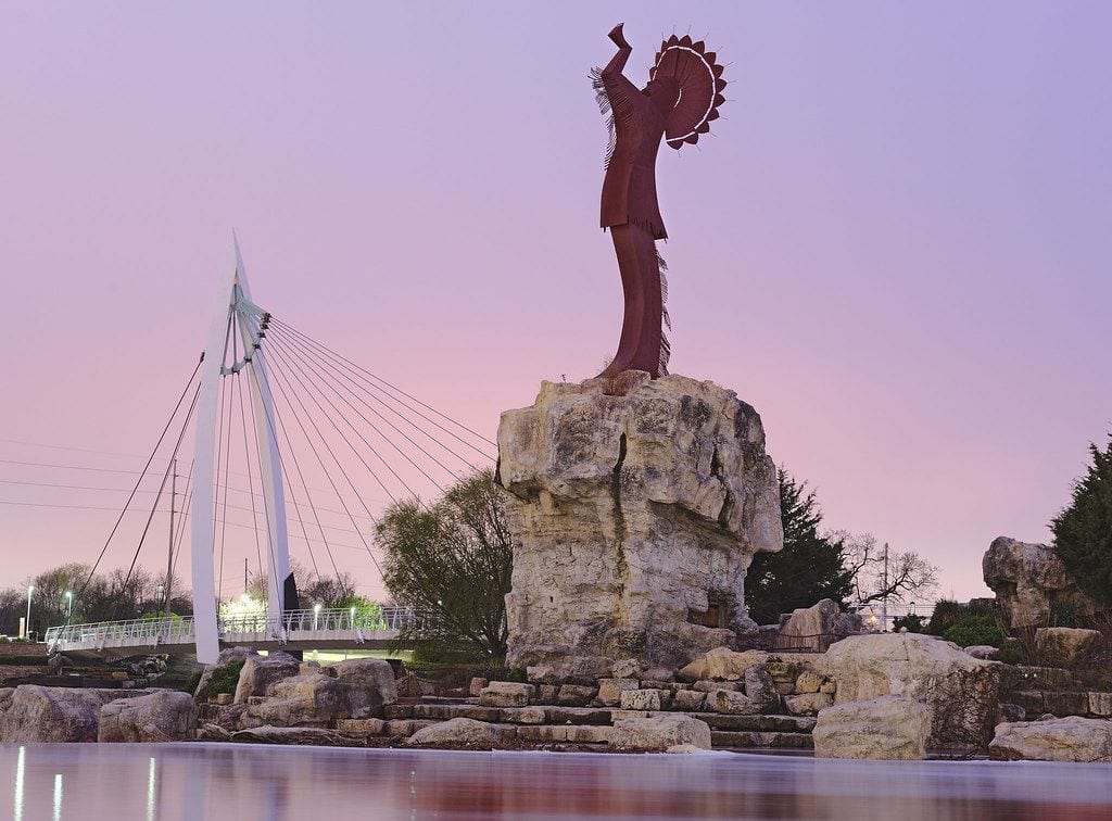 The Keeper of the Plains, Wichita, Kansas